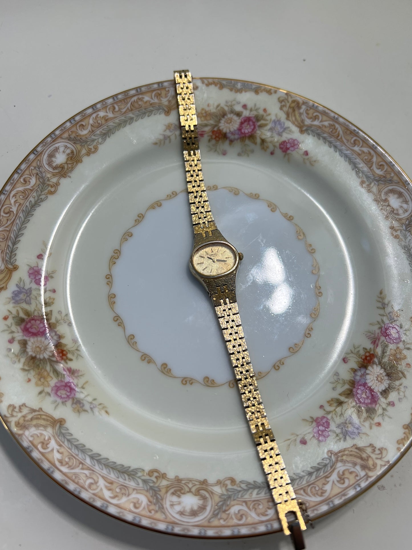 Oval Seiko Gold Watch