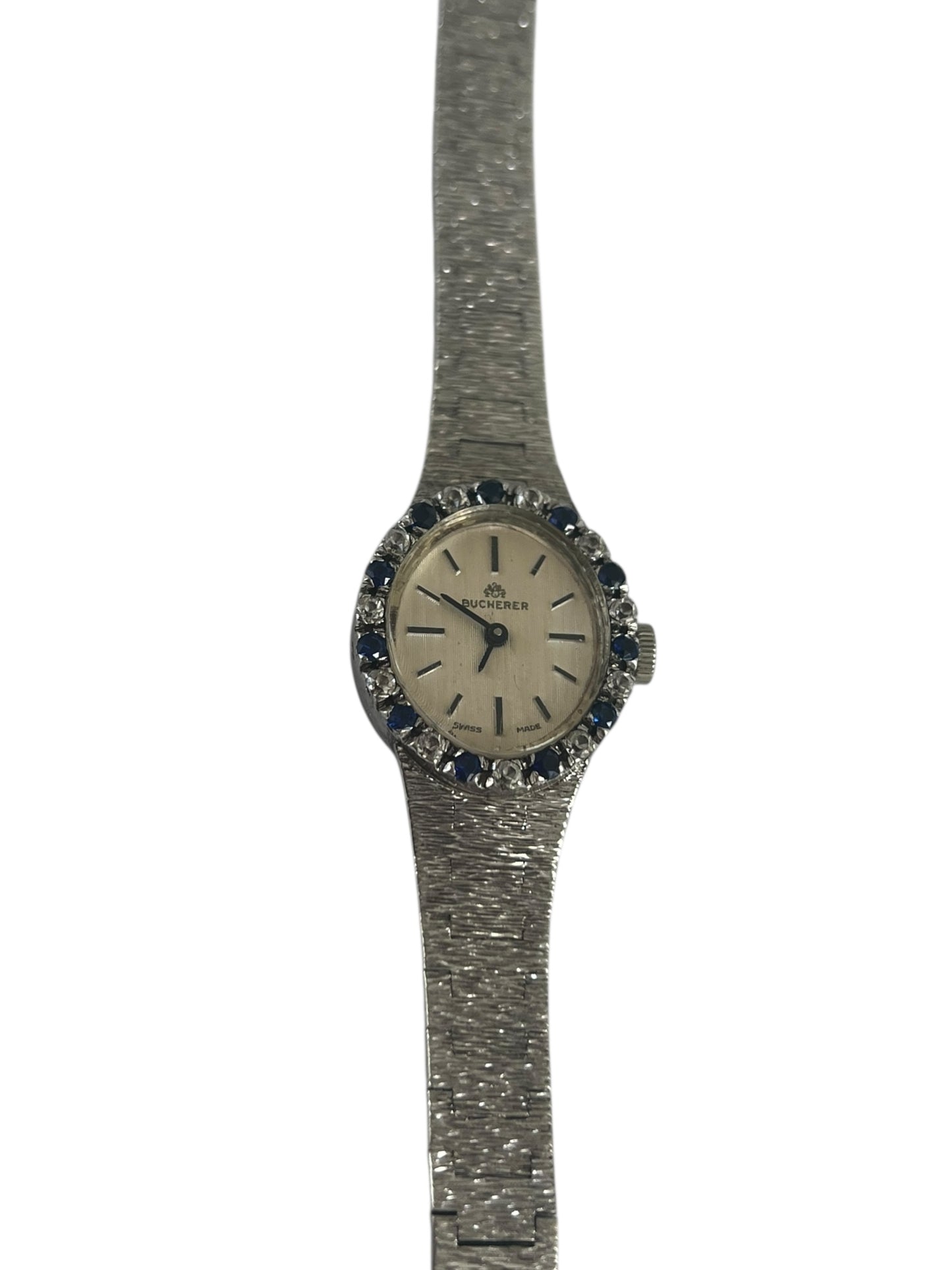 Bucherer Silver Sapphire Watch