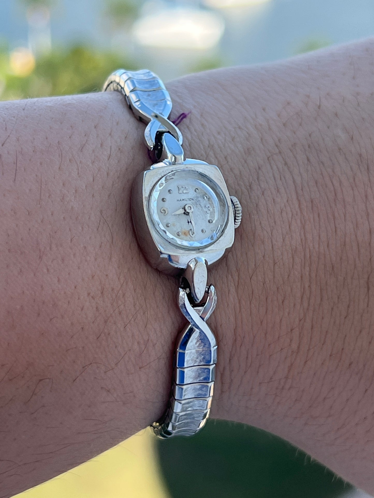 Hamilton Silver Cocktail Watch