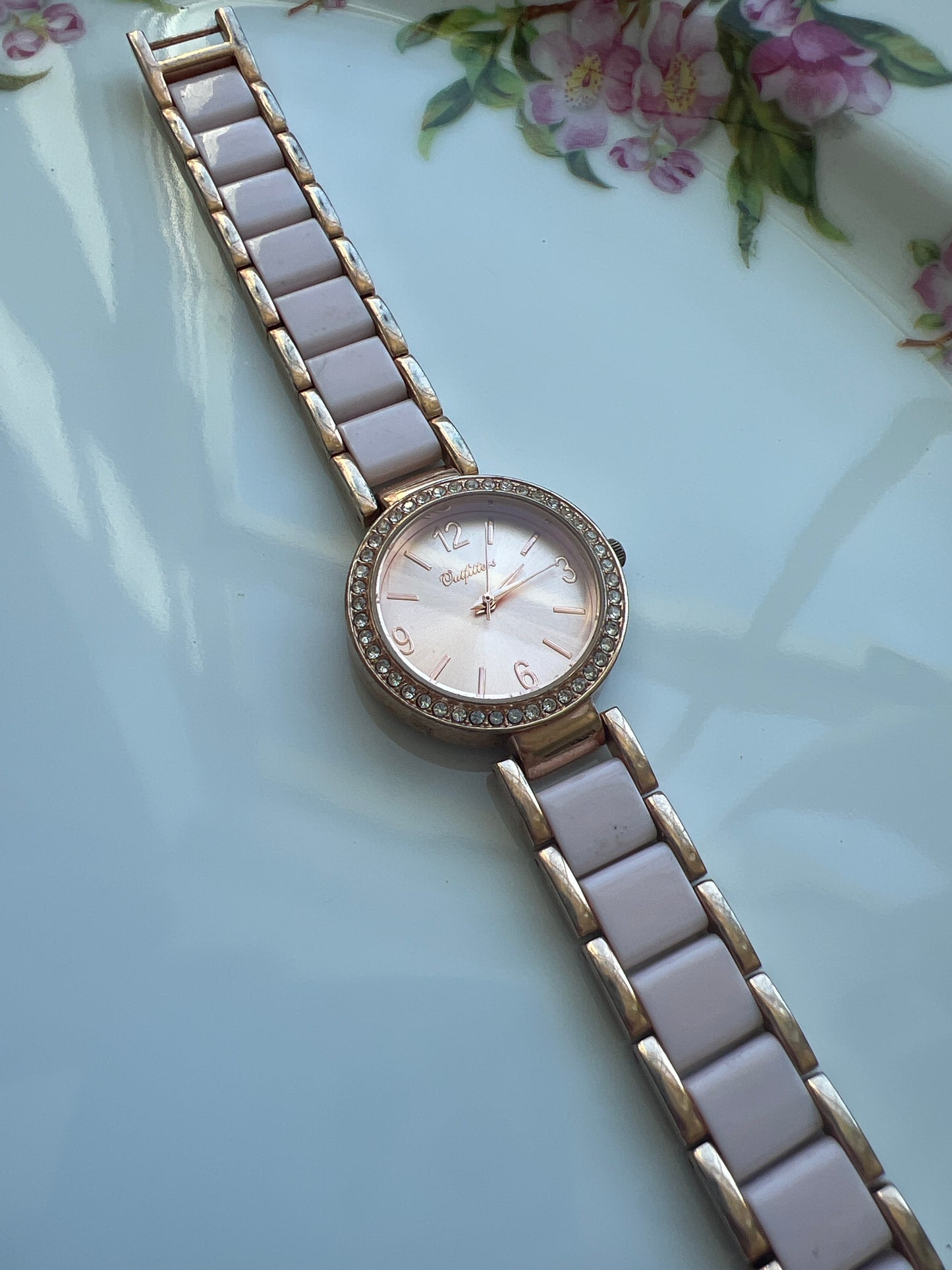 💖 Rose gold and Pink Watch