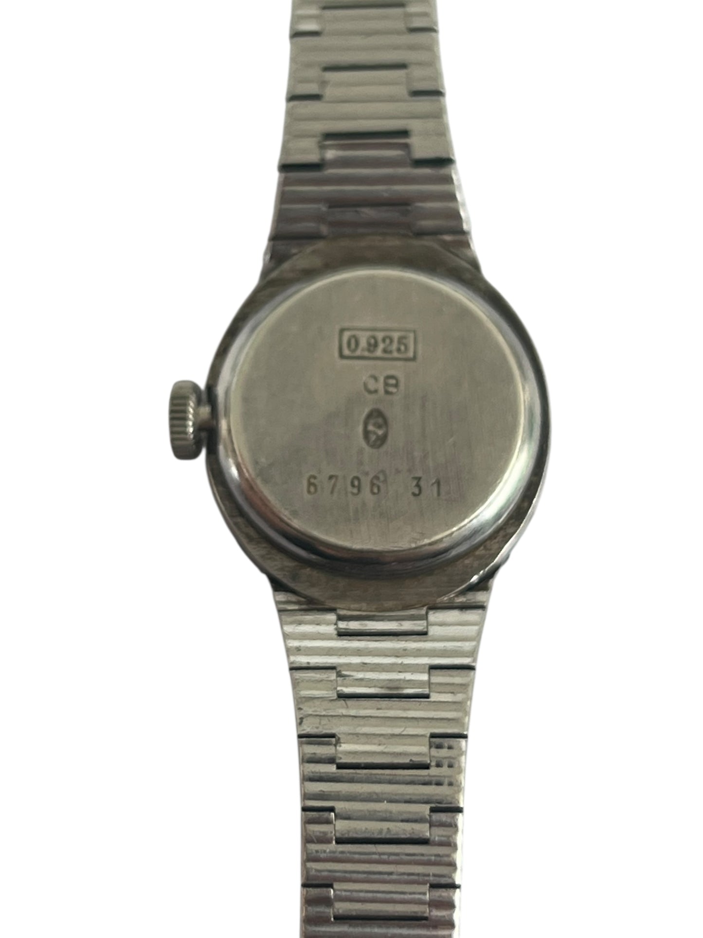 Bucherer Silver Sapphire Watch