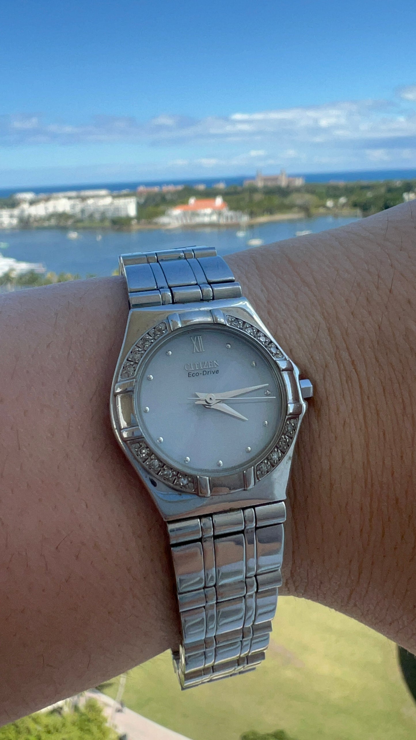 Silver Citizen Eco Drive Watch