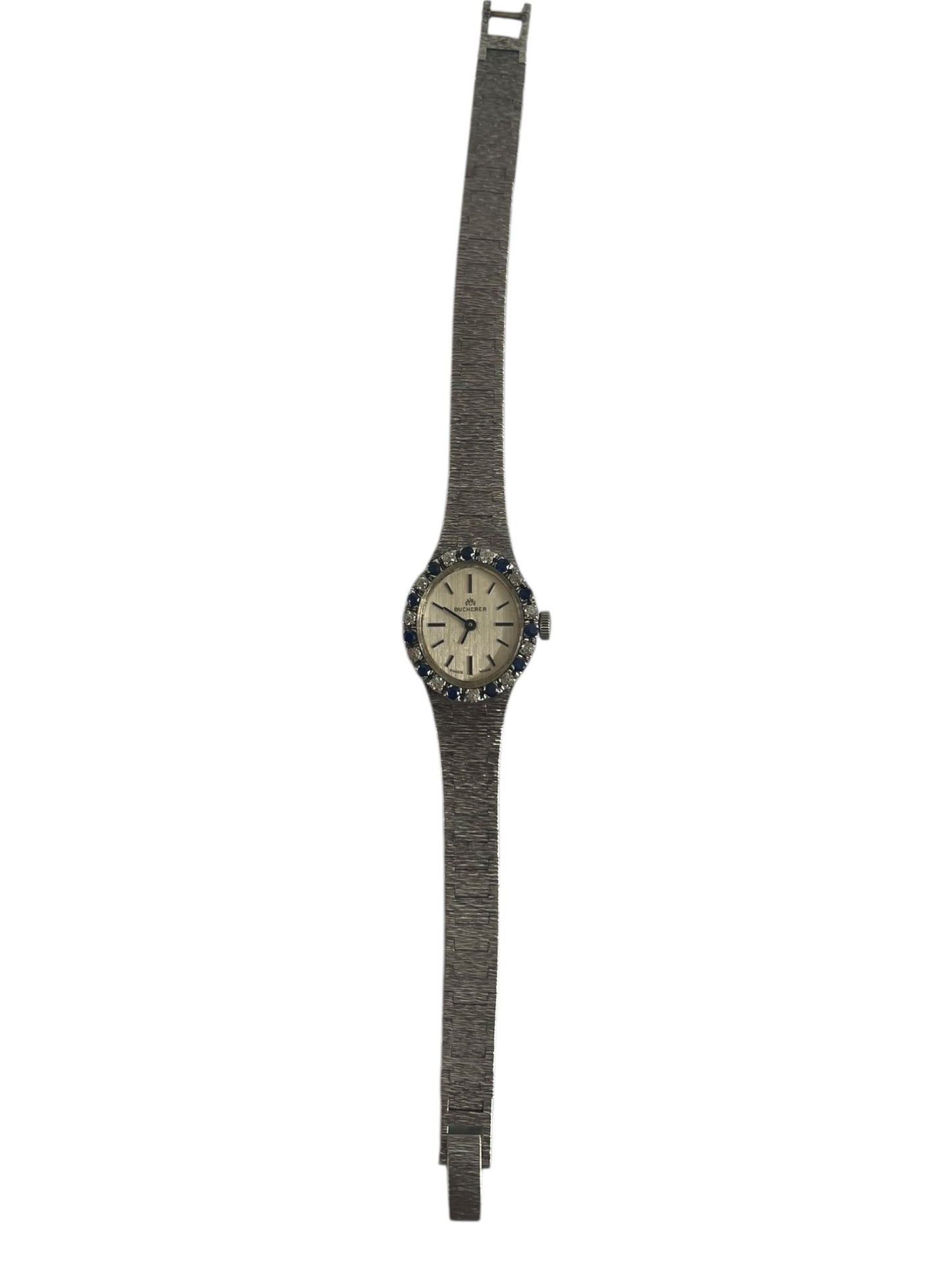 Bucherer Silver Sapphire Watch