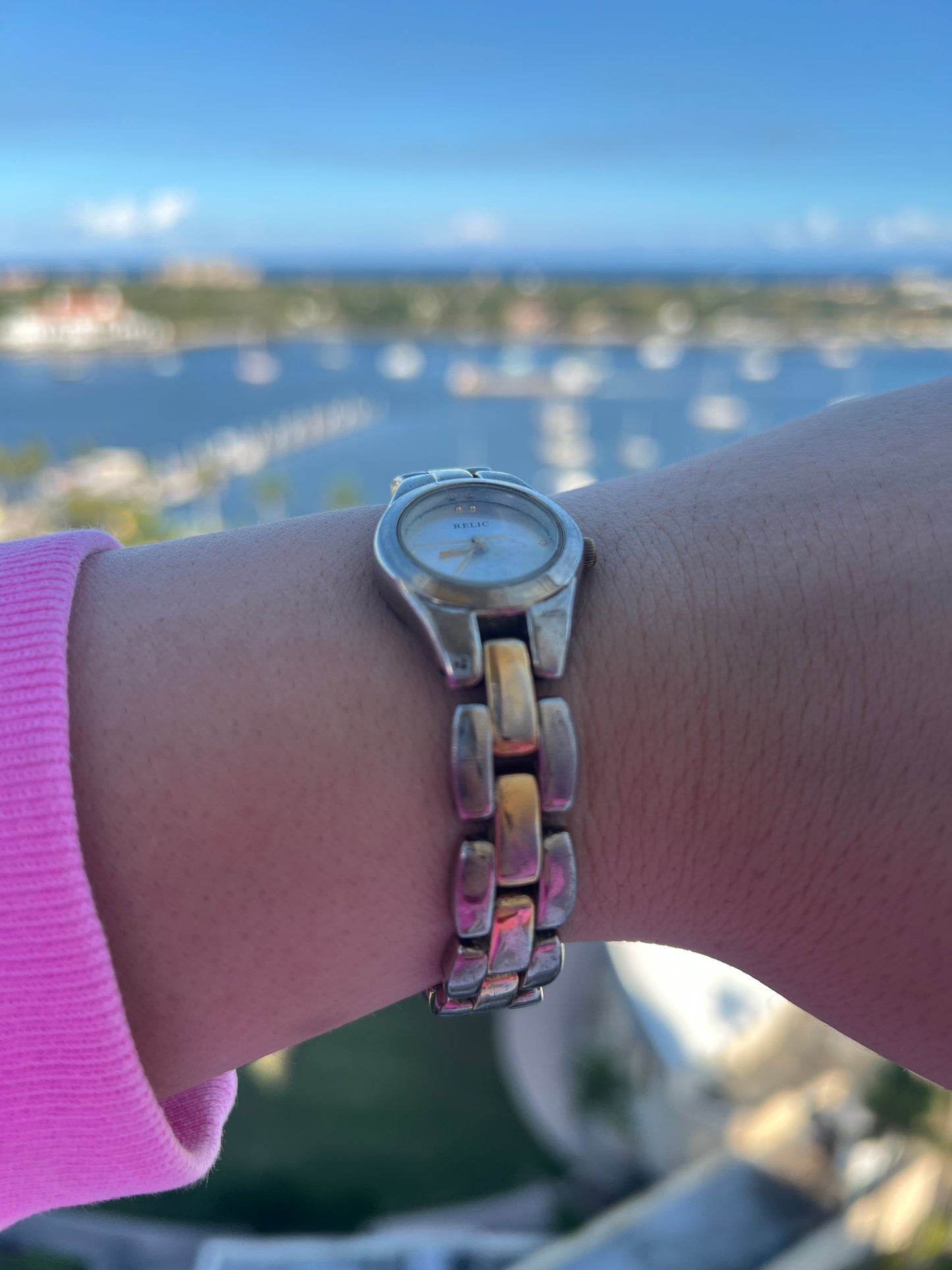 Relic Two Toned Watch