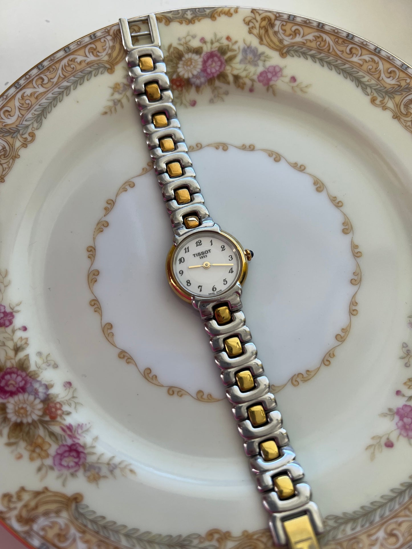 Tissot 1853 Two Toned Watch with Sapphire
