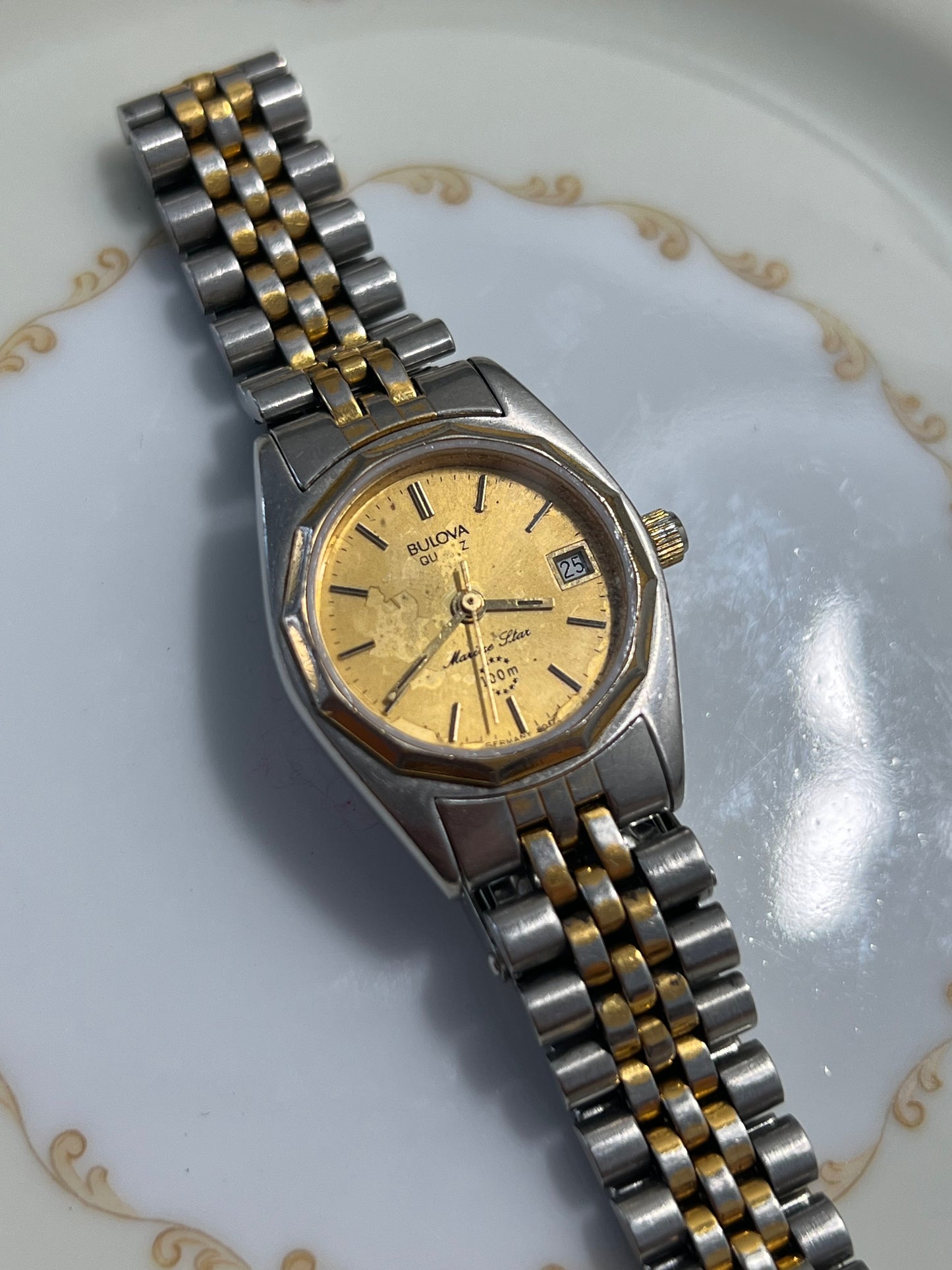 Bulova Two Toned Watch