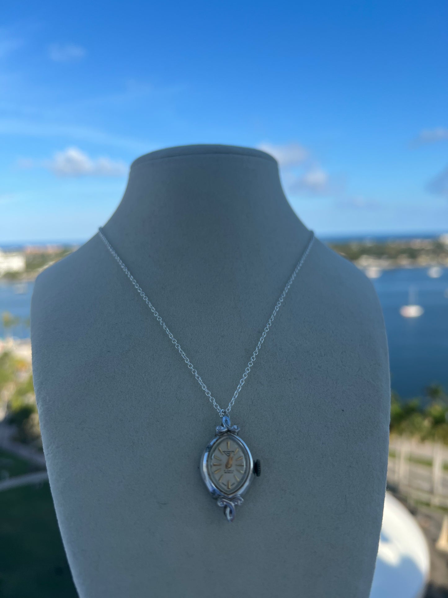 Vintage Dainty Watch Necklace