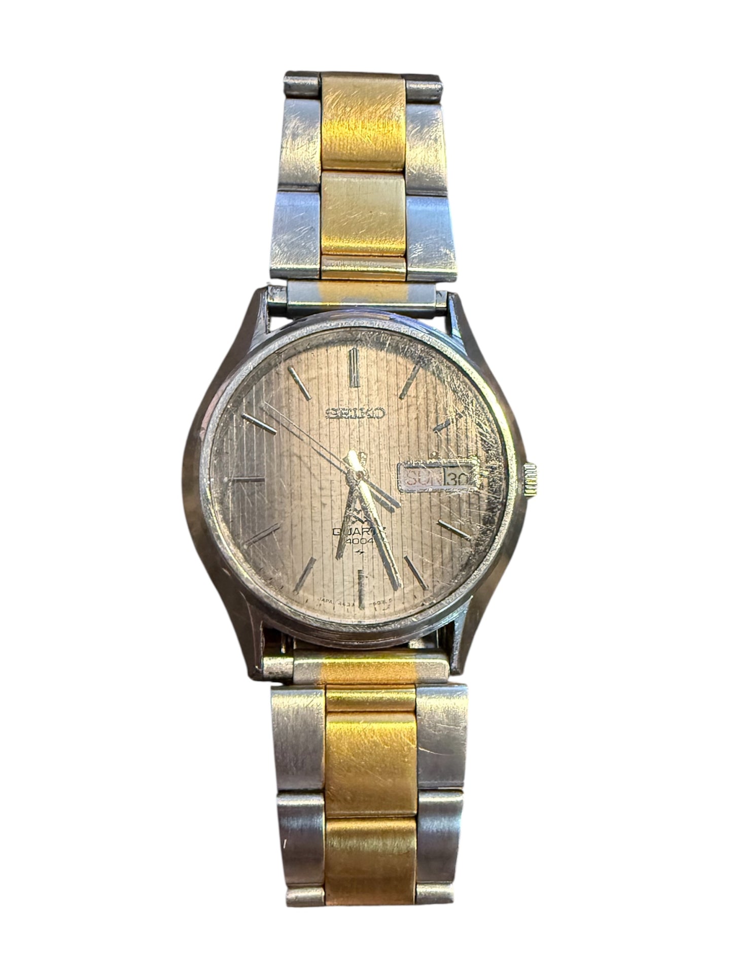 Men's Two-Toned Seiko Watch