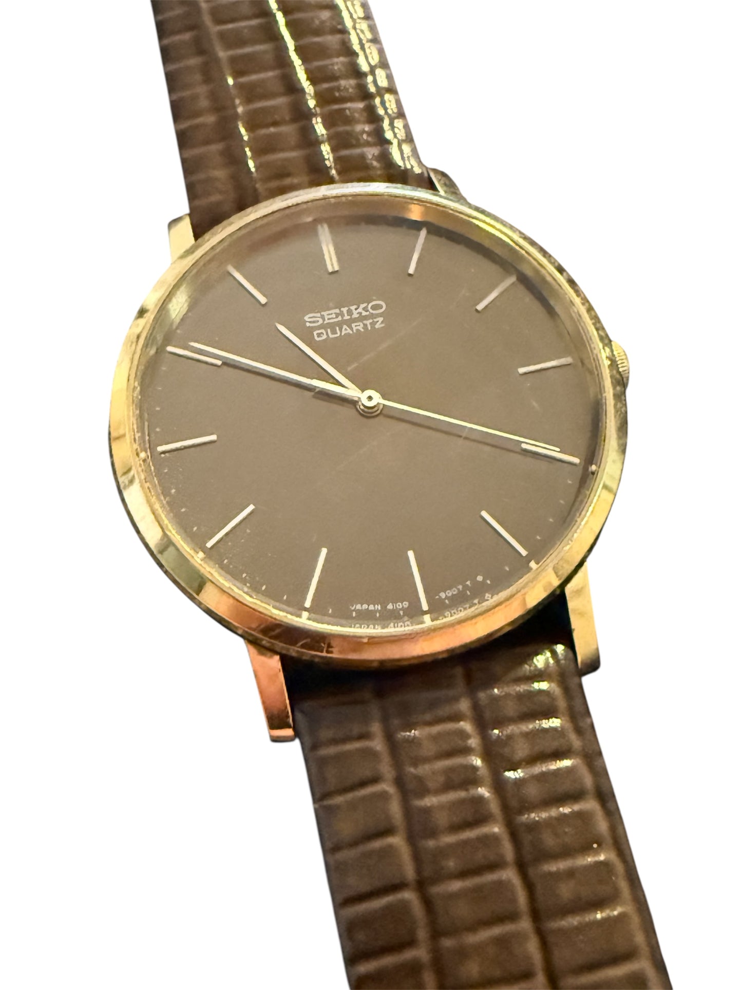 Leather Men's Seiko Watch