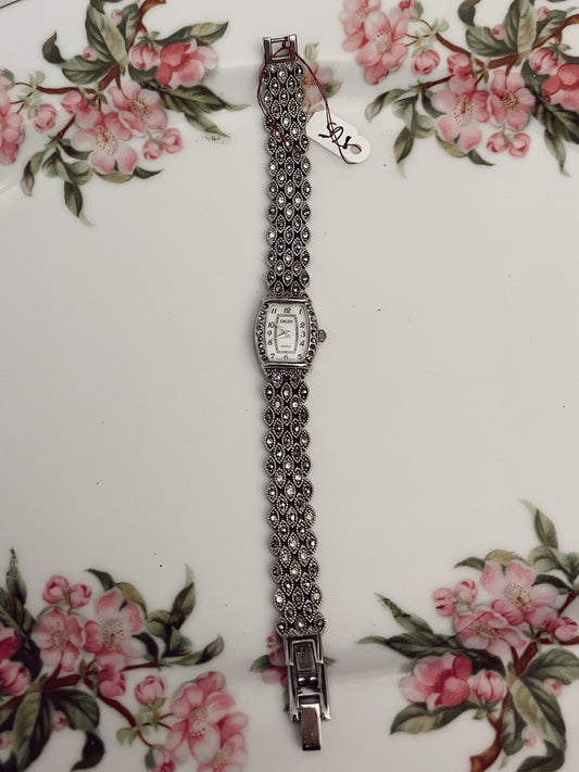 Gruen Black Stoned Watch