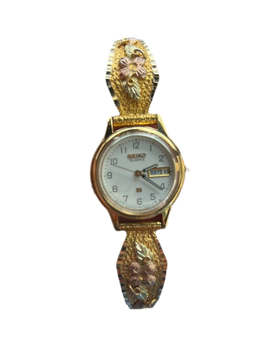 Seiko 10 K Gold Watch