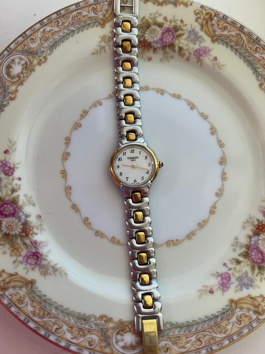 Tissot 1853 Two Toned Watch with Sapphire