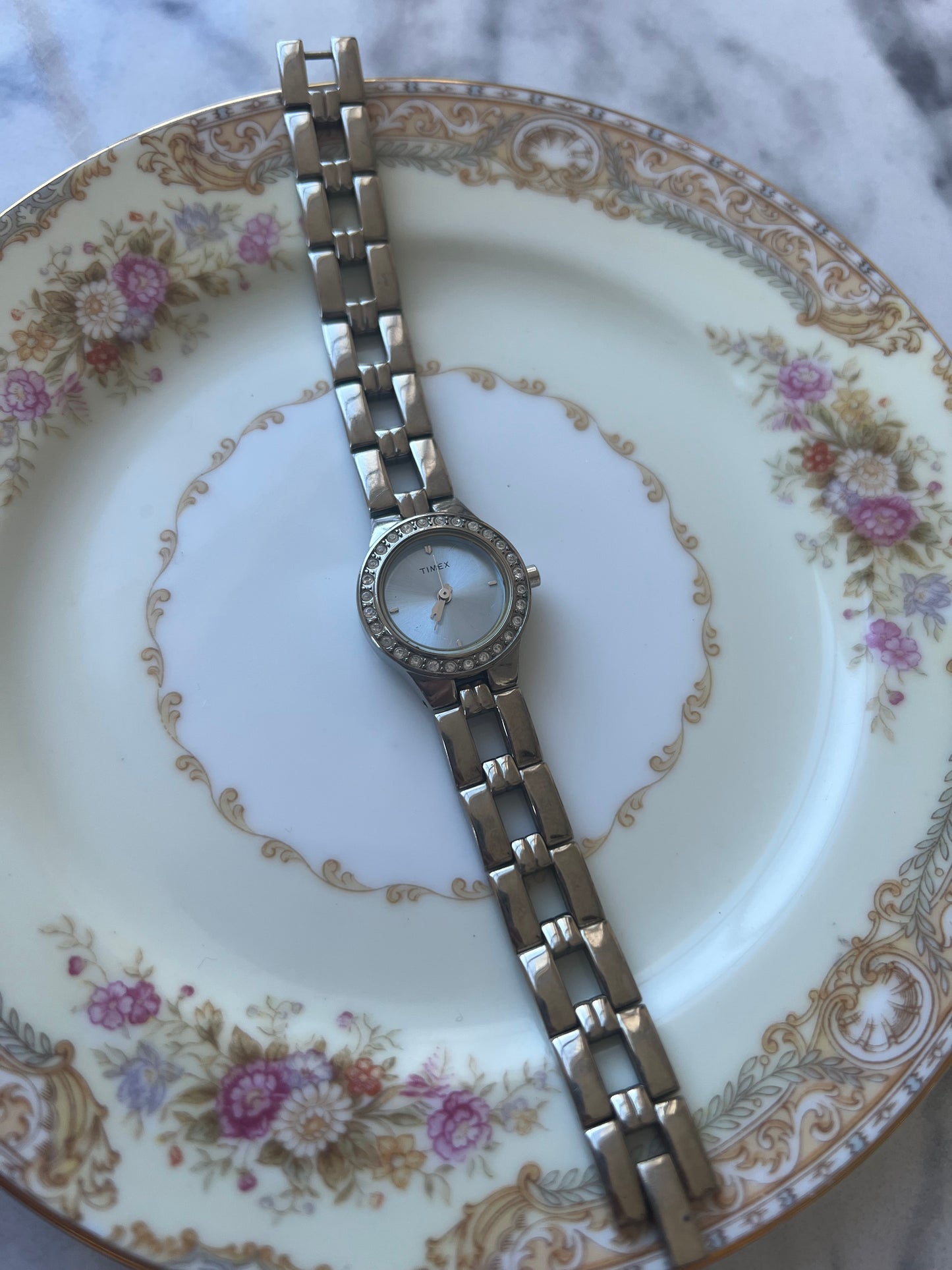 💙🦋🥏 Light Blue Dial Timex Watch