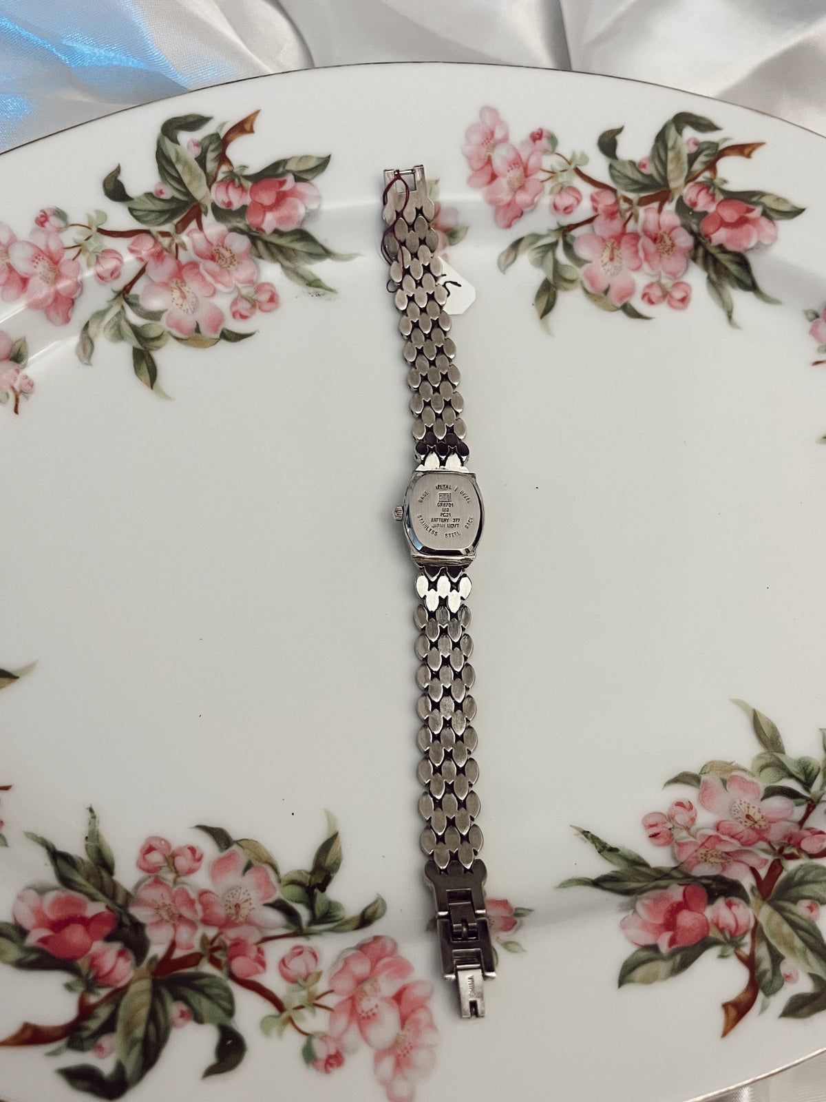 Gruen Black Stoned Watch