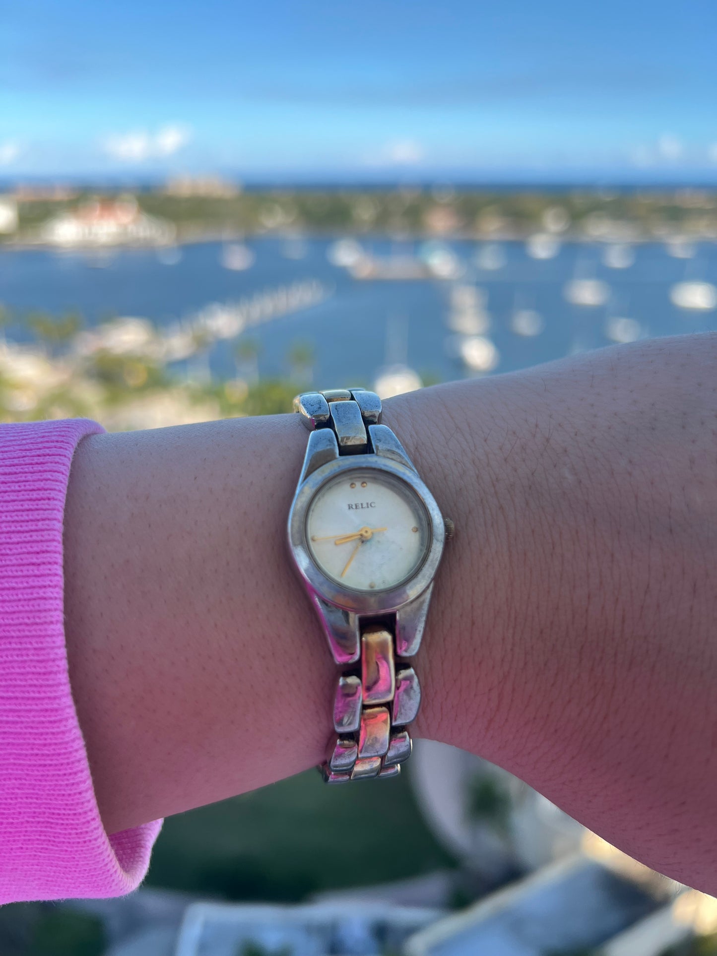 Relic Two Toned Watch