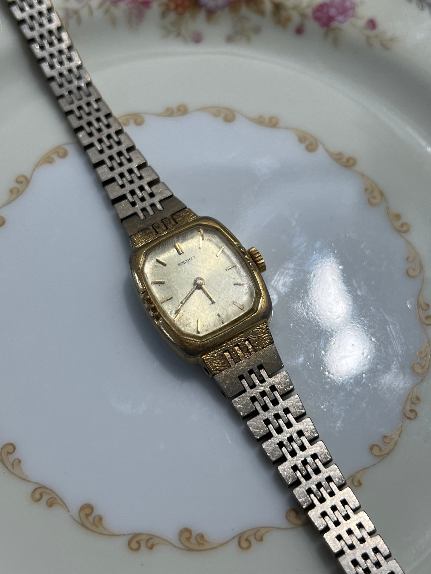Seiko Square Gold Watch