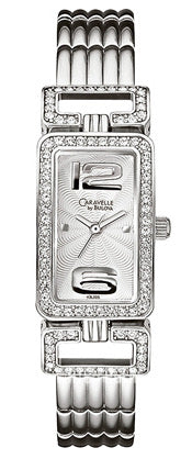 Caravelle by Bulova Ladies Stainless Steel Crystal Watch