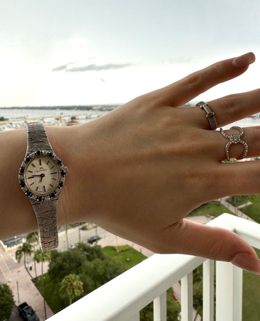 Bucherer Silver Sapphire Watch