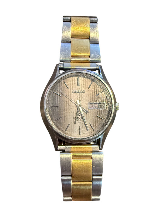 Men's Two-Toned Seiko Watch